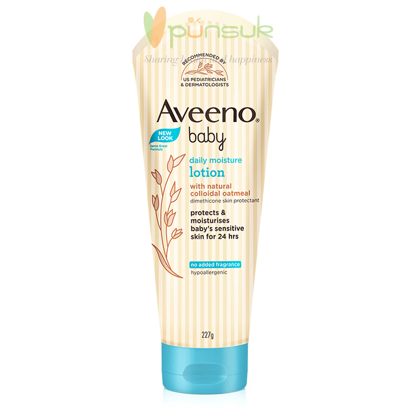 Aveeno Baby Daily Moisture Lotion 227g. อาวีโน่ เบบี้ โลชั่นเด็ก เดลี่ มอยส์เจอร์ 227 มล.