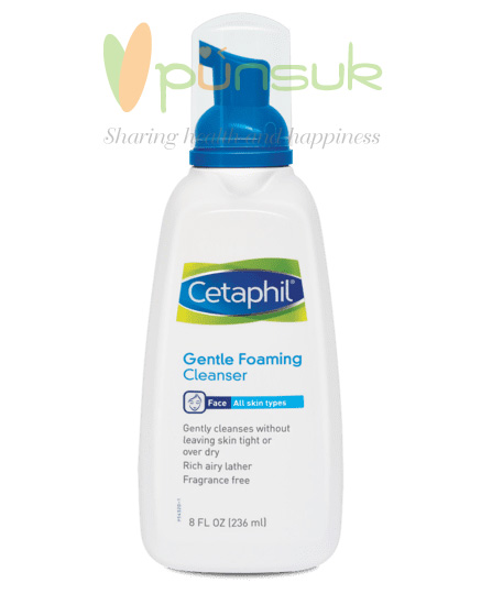 Cetaphil Gentle Foaming Cleanser 236ml เซตาฟิล เจนเทิล โฟมมิ่ง คลีนเซอร์