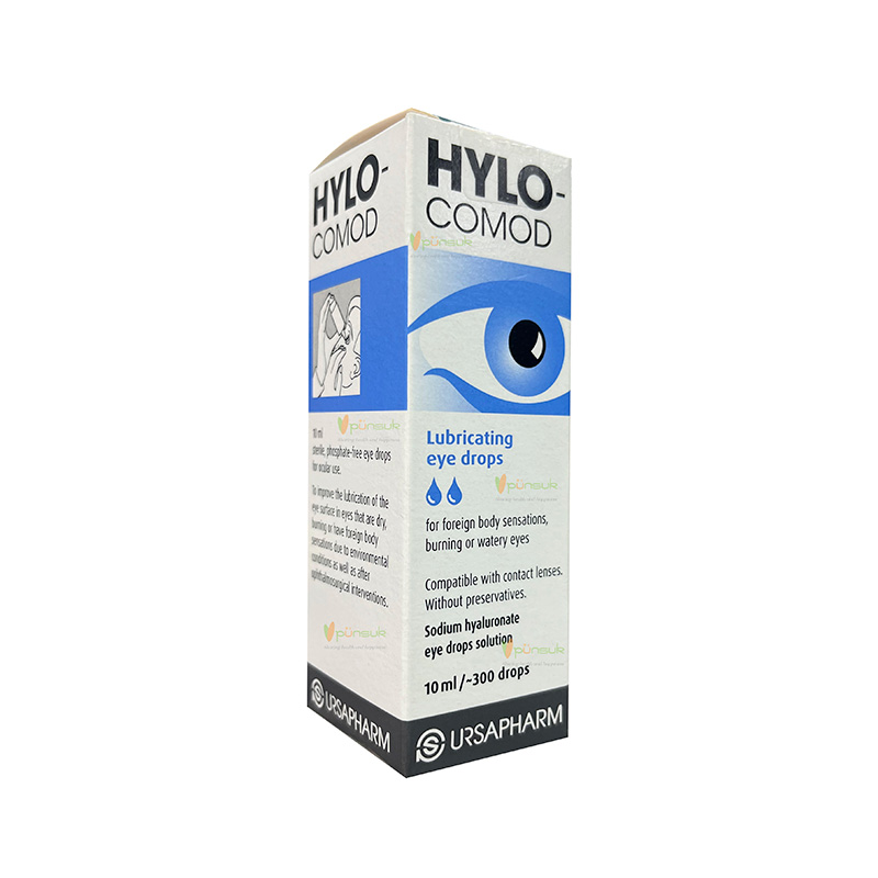 HYLO-COMOD Lubricating Eyes Drops น้ำตาเทียมไร้สารกันเสีย 10ml.