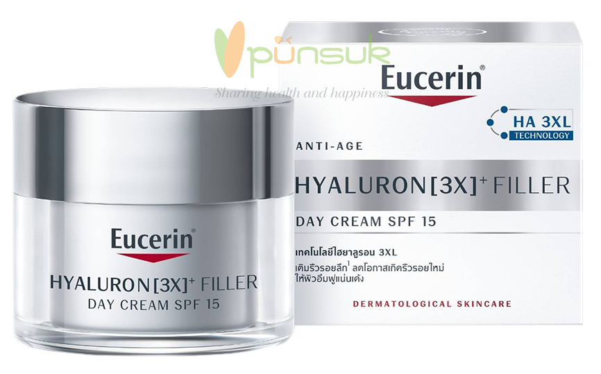 Eucerin HYALURON [3X] FILLER DAY CREAM SPF 15 (50 ml.)