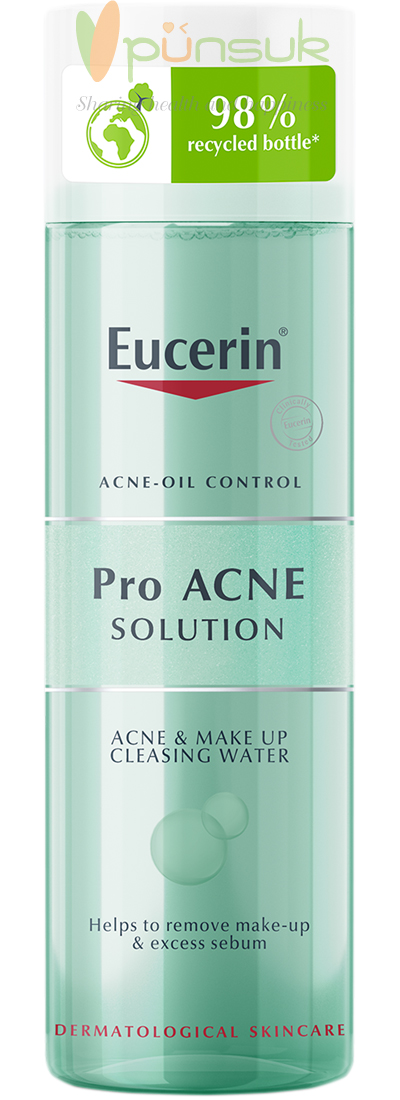 Eucerin Pro ACNE SOLUTION Acne & Make Up Cleansing Water (200ml.)