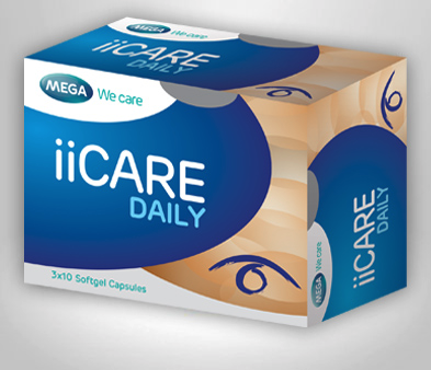 MEGA We care ii Care Daily เมก้า วีแคร์ ไอไอ แคร์ เดลี่ (3x10 Softgel Capsules)