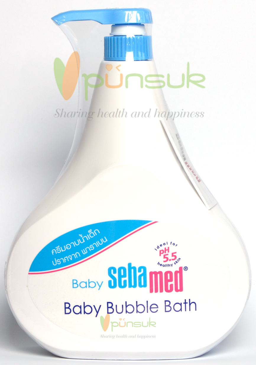 SEBAMED : BABY SET : BABY SEBAMED BABY BUBBLE BATH (PUMP) 1000 ml. + BABY CHILDREN'S SHAMPOO 150 ml.