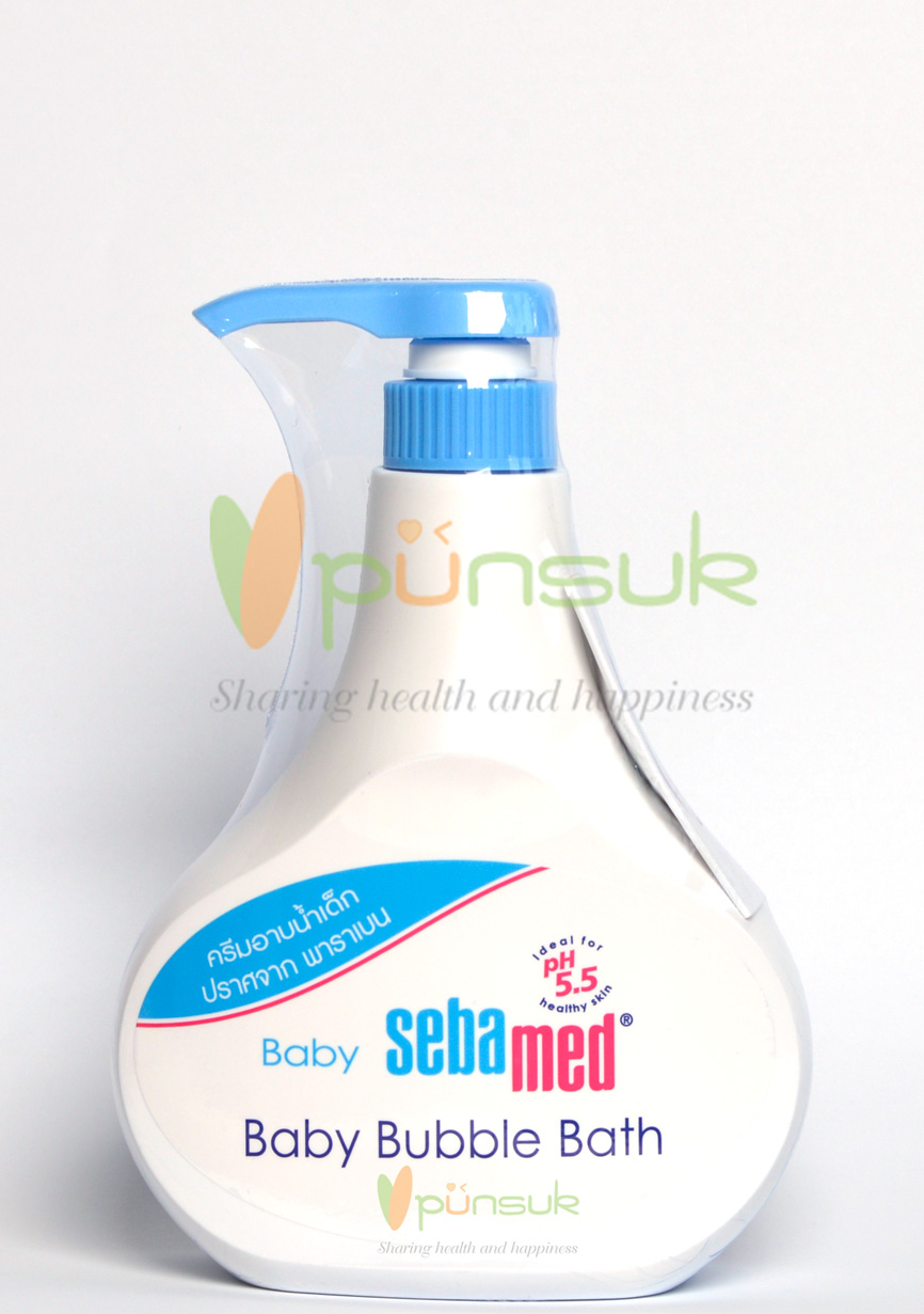 SEBAMED : BABY SET : BABY SEBAMED BABY BUBBLE BATH (PUMP) 500 ml. + BABY CHILDREN'S SHAMPOO 150 ml.