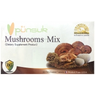 Lynae Dr.Lee&Dr.Albert Mushrooms Mix (60 Film-Coated Tablets)