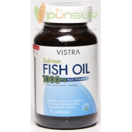 Vistra Salmon Fish Oil น้ำมันปลา แซลมอน (75 capsules)