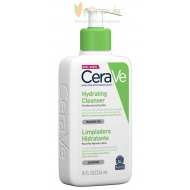 CeraVe Hydrating Cleanser เซราวี ไฮเดรติ้ง คลีนเซอร์ ทำความสะอาดผิวหน้าและผิวกาย ผิวธรรมดา-ผิวแห้ง 8Oz / 236มล.