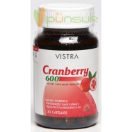 Vistra Cranberry 600 วิสทร้า แครนเบอร์รี่ 600 (30 Capsules)