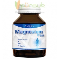 Amsel Magnesium Plus แอมเซล แมกนีเซียม พลัส 30 แคปซูล (Capsules)
