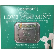 DENTISTE LOVE MINT Mouth Freshener เดนทิเต้ เม็ดอมกลิ่น เปปเปอร์มินทต์ 2.5 กรัม