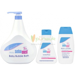 SEBAMED : BABY SET : BABY BUBBLE BATH (PUMP) 1000 ml