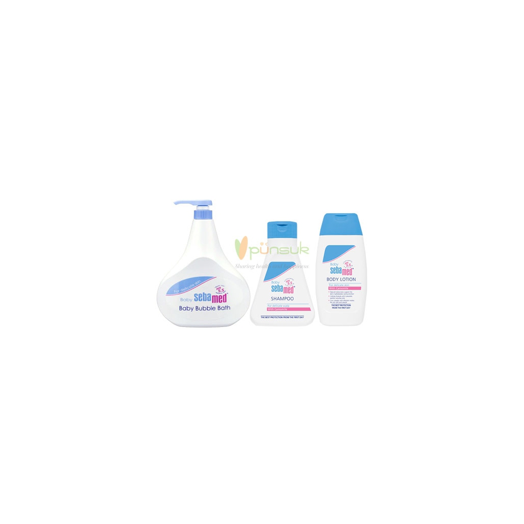SEBAMED : BABY SET : BABY BUBBLE BATH (PUMP) 500 ml