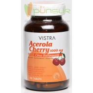Vistra Acerola Cherry วิตามินซี อะเซโรล่า เชอร์รี่ 1000 mg. (100 Tablets)