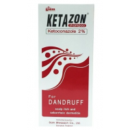 คีตาซอน แชมพู คีโตโคนาโซล 2% KETAZON SHAMPOO  Ketoconazole 2%  100ml.