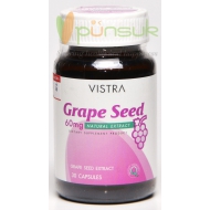 Vistra Grape Seed Extract เกรฟซีด สารสกัดจากเมล็ดองุ่น (30 capsules)