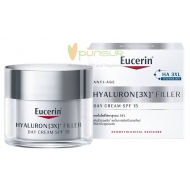 Eucerin HYALURON (3X) FILLER DAY CREAM SPF 15 (50 ml.)