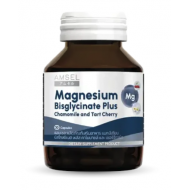 Amsel Magnesium Bisglycinate Plus แอมเซล แมกนีเซียม บิสไกลซิเนต พลัส คาโมมายด์ 30 แคปซูล (Capsules)