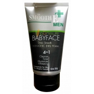 Smooth E Men Facial Massage Cleansing Foam 4Oz. (120g)