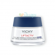 VICHY LIFTACTIV H.A. Anti-Wrinkle Firming Cream Night ครีมบำรุงผิวหน้าลดเลือนริ้วรอยสูตรกลางคืน 50ml