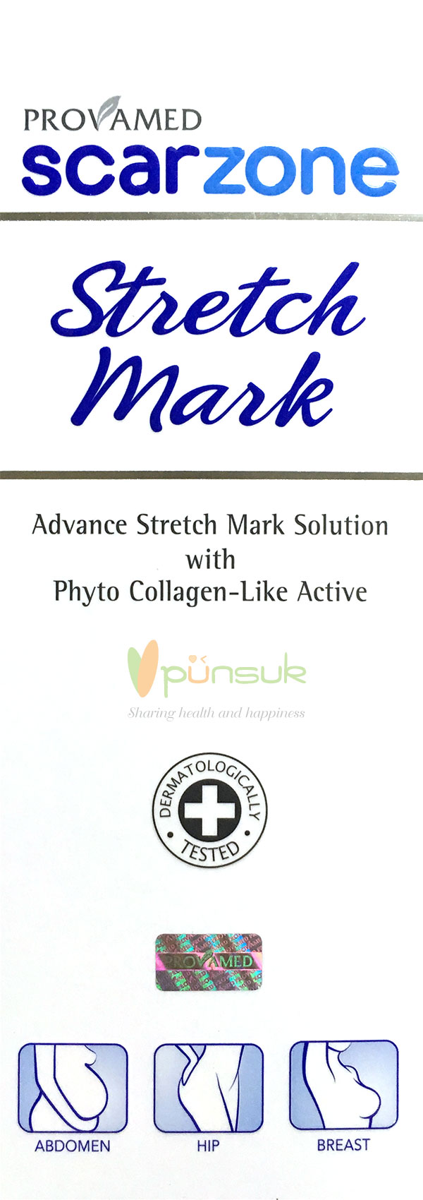Provamed Scar Zone Stretch Mark 200 ml.